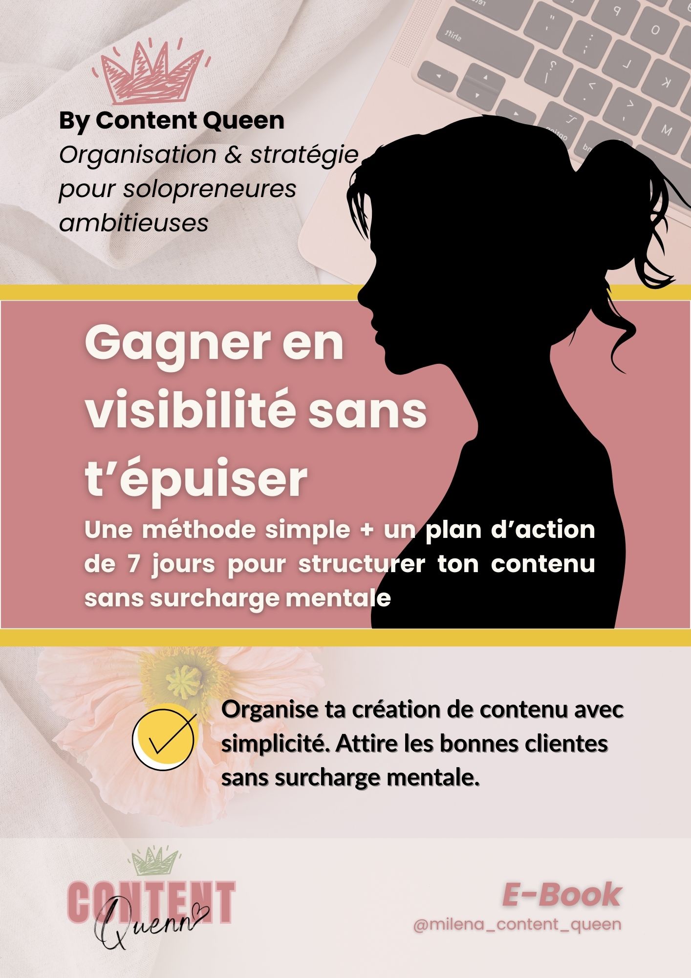 E-book gratuit de 30 pages en PDF A4 : guide express pour gagner en visibilité en ligne sans y passer des heures et checklist incluse pour créer un post impactant et gagner en visibilité en ligne