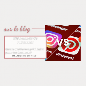 Lire la suite à propos de l’article Instagram vs Pinterest : quelle plateforme privilégier pour ton business ?