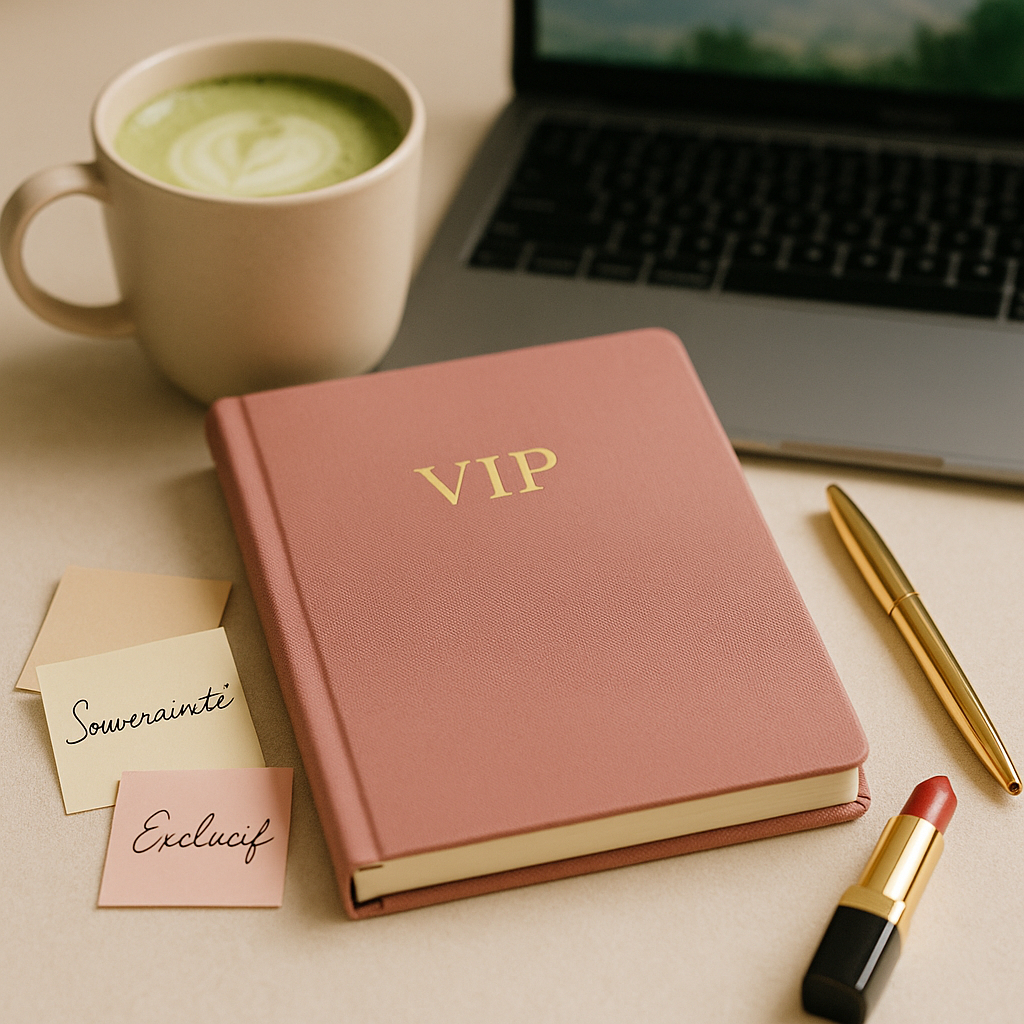 Illustration de la formule VIP – accompagnement premium Content Queen